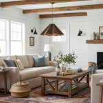 Bild in der Galerieansicht laden, Weavara Skulpturale Stoff- und Metall-Hängeleuchte — Moderne Pendelleuchte für Ess- oder Wohnzimmer