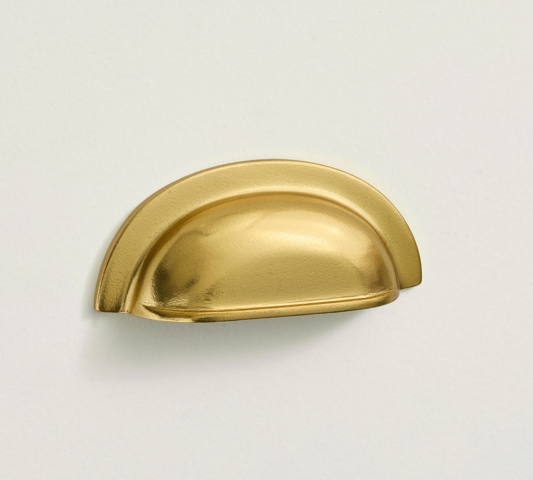 Classic Bin Pull - Cabinet Pull Handle Brass Antique Style