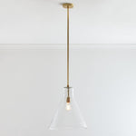 Load image into Gallery viewer, Glavira Recycled Glass Pendant – Modern Lighting for Dining Room