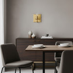 Cargar imagen en el visor de la galería, Modo Lámpara de Pared Decorativa – Aplique de Pared Metálico Moderno Ondulado para Dormitorios y Pasillos