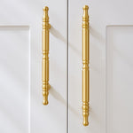 Afbeelding laden in galerijweergave, Kwikset Cameron doorgangs messing deurknop – niet-vergrendelbaar, dummy optie