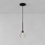 Load image into Gallery viewer, Merin Transparent Glass Sculpture Geometric Chandelier