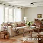 Load image into Gallery viewer, Hanton Minimalist Flush Mount Ceiling Light for Living Room & Hallway