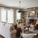 Load image into Gallery viewer, Hanton Modern Linear Hanging Light – Damp Rated for Kitchen & Bathroom