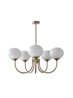 Cargar imagen en el visor de la Galería, Candelabro Moderno Marshmallow de Vidrio