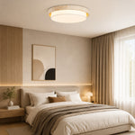 Załaduj obraz do przeglądarki galerii, Travertine Fabric Flush Mount Ceiling Light