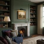 Afbeelding laden in galerijweergave, Modo Schilderijlamp - Klassiek Boogontwerp Messing Kunstlamp voor Galerijwand