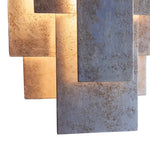 Afbeelding laden in galerijweergave, Kelsar Rechthoekige Wandlamp - Goud- en Zilverafwerkingen voor Woonkamer of Slaapkamer