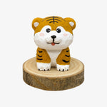 Carica l'immagine nella visualizzazione Galleria, Hand-Carved Wooden Chinese Zodiac Animal Figurines