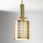 Load image into Gallery viewer, Galvia Champagne Bronze Metal Pendant - Adjustable and UL Compliant