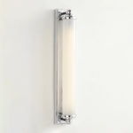 Load image into Gallery viewer, Kalvora Extra Long Tube Wall Sconce - Chrome Modern Light Fixture