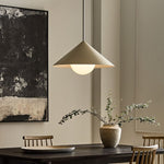 Load image into Gallery viewer, Brivana Adjustable Pendant – Cone Shade Light for Kitchen or Dining