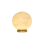 Bild in die Galerieansicht laden, Alabaster Kugel Tischlampe