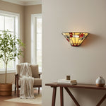 Afbeelding laden in galerijweergave, TF Vlinder Wandlamp – Wandlamp met Vlinderglas-in-glas ontwerp voor Slaapkamer en Woonkamer