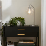 Load image into Gallery viewer, Talvior Luminous Geometric Faceted Glass Table Lamp