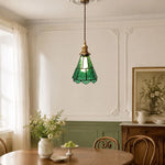 Cargar imagen en el visor de la Galería, French country ripple glass light fixture
