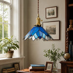 Cargar imagen en el visor de la Galería, Handcrafted Stained Glass Pendant Light Collection