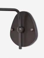 Afbeelding laden in galerijweergave, Luvora moderne minimalistische linnen kap wandlamp voor slaapkamer & gang