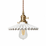 Cargar imagen en el visor de la Galería, pleated ceramic pendant light 06