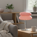 Afbeelding laden in galerijweergave, Glasentro Bauhaus tafellamp geometrisch glasontwerp moderne accentlamp voor woonkamer N12