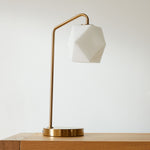 Load image into Gallery viewer, Talvior Luminous Geometric Faceted Glass Table Lamp