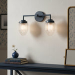 Load image into Gallery viewer, Tierlux Vertically Layered Colored Glass Wall Light for Living Room & Hallway