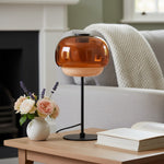 Load image into Gallery viewer, Clinco Standing Lamp – Retro Mushroom Glass Light for Bedroom Décor