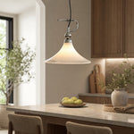 Charger l'image dans la visionneuse de la galerie, Kallera Magnolia Pendant Light – Artistic Gradient Hanging Lamp for Bedroom and Living Room