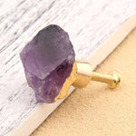 Load image into Gallery viewer, Gold Crystal Cabinet Knobs – Luxury Drawer & Closet Door Knobs