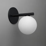 Load image into Gallery viewer, Glorica Glass Wall Sconce - Frosted Globe Light