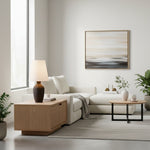 Afbeelding laden in galerijweergave, Ceruna Moderne Keramische Tafellamp – Sculpturaal Lichaam Strakke Afwerking voor Entree en Lounge