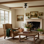 Load image into Gallery viewer, Glorica Glass Flush Mount Light - Globe Ceiling Fixture Modern