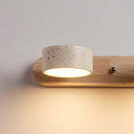 Bild in die Galerieansicht laden, Travellia Moderne Lineare Mehrkopf-Wandleuchte – Naturstein Minimalistische Beleuchtung für Schlafzimmer und Flur