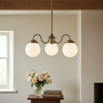 Load image into Gallery viewer, Glorica Glass Linear Modern Chandelier for Dining Room & Living Room
