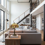 Afbeelding laden in galerijweergave, TF Harken Decoratieve Juweeltafellamp - Prachtig Glazen Ontwerp Perfect voor Slaapkamer of Woonkamer