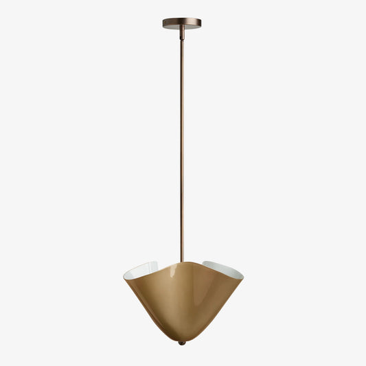 Bellina plisowany klosz lampa wisząca nowoczesna do sypialni