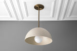 Load image into Gallery viewer, Metio Dome Pendant – Modern Metal Dome Lamp for Living Room & Bedroom
