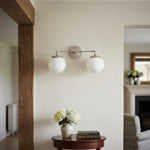 Load image into Gallery viewer, Glorica Glass Wall Sconce - Modern Vintage Vanity Light Fixture