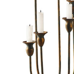 Bild in die Galerieansicht laden, aged bronze candle cups and iron arms