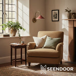 Load image into Gallery viewer, Curva Metal Curved Arm Modern Wall Sconce for Bedroom & Hallway