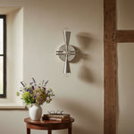 Load image into Gallery viewer, Pyralis Cone Art Deco Brass Sconce - Industrial Vanity Light