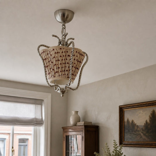 Plafonnier floral romantique Solmire – Lampe de plafond style cottage pour salle à manger ou îlot de cuisine