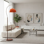 Carica immagine nel visualizzatore della Galleria, Lampada da terra moderna Afterglow – Luce da terra a linee pulite per ambiente camera da letto