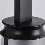 Cargar imagen en el visor de la Galería, Visible construction detail of the vintage black outdoor wall lantern 3