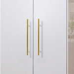 Load image into Gallery viewer, Satin Brass Bar Pulls – Modern Gold Bar Handle Cabinet Hardware