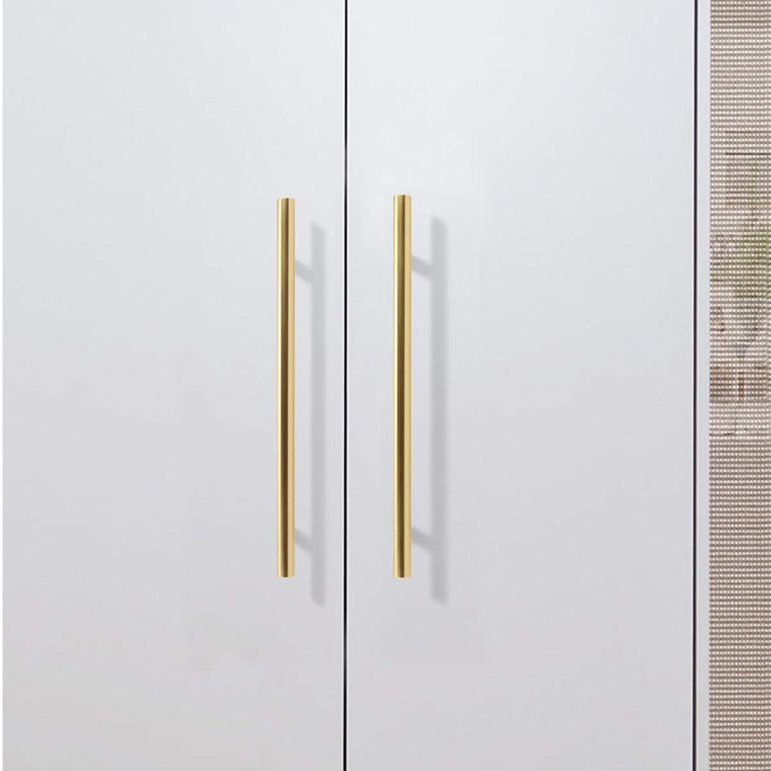 Satin Brass Bar Pulls – Modern Gold Bar Handle Cabinet Hardware