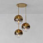 Load image into Gallery viewer, Selvion Asymmetric Glass Ball Chandelier for Dining Room & Living Room