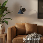 Afbeelding laden in galerijweergave, Penia Moderne Klassieke Industriële Afgeschuinde Wandlamp