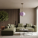 Load image into Gallery viewer, Eloise Vintage Glass Chandelier - Milk Glass Home Accent