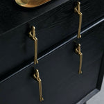 Afbeelding laden in galerijweergave, Gouden messing denker kastgrepen – metalen ladegrepen & kaptafelknoppen